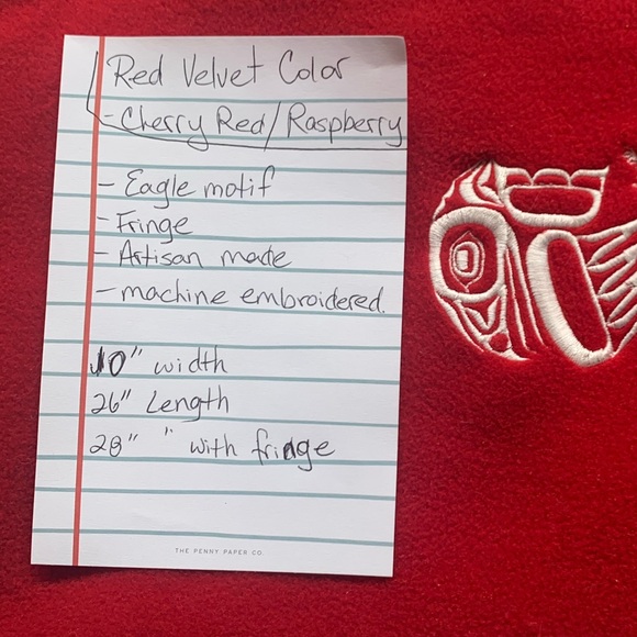 NEW 🧣 NATIVE Artisan Made Scarf with Unique Design - Picture 10 of 14